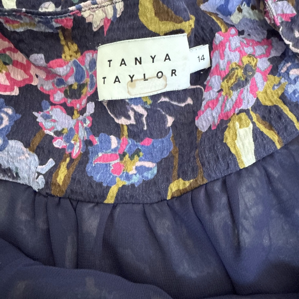 Tanya Taylor Nat Silk Floral Mini Dress - Picture 5 of 9